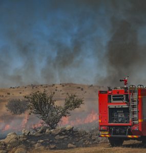 שריפה וכבאית מיכאל גלעדי פלאש90