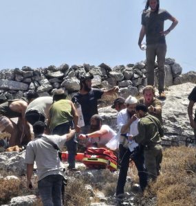 נער נפצע בגבו מירי שוטר מג"ב בבנימין