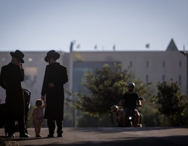חרדים ירושלים חיים גולדברג פלאש90